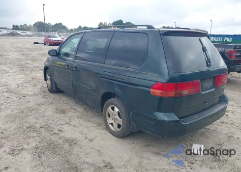 2001 Honda Odyssey Ex из США, поврежденный, VIN 2HKRL18651H586745